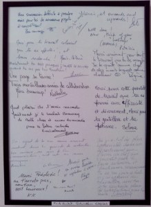 Mots de remerciements à la fin de mon mandat de chef de département - 6 septembre 2013